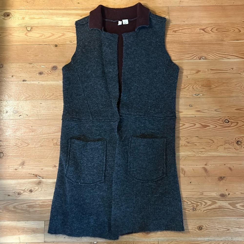 Anthropologie MOTH Wool Blend Vest
